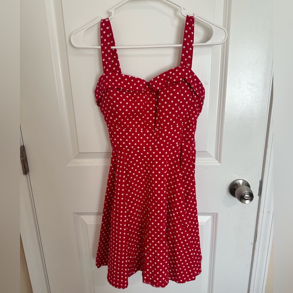 Vintage Inspired Polka Dot Dress